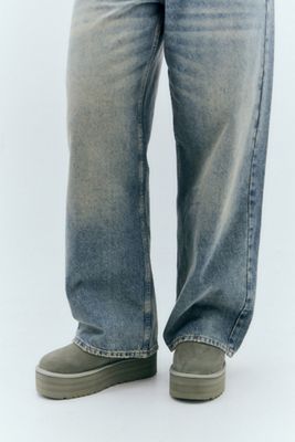 UGG - Bottes compensées Ultra-Mini kaki