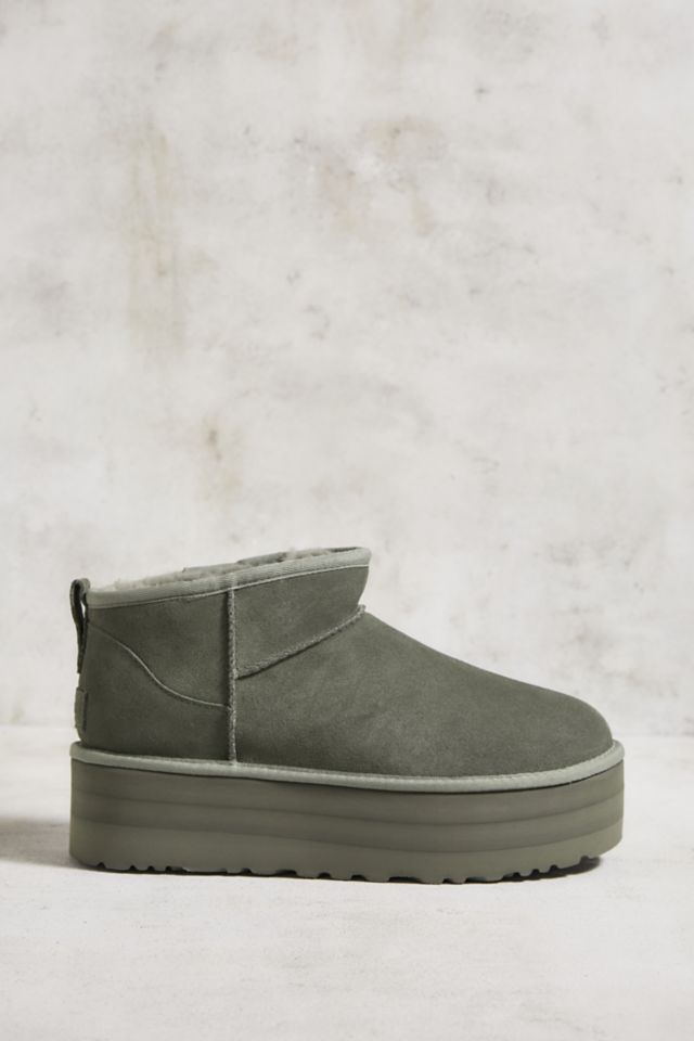 Ugg boots mini on sale khaki