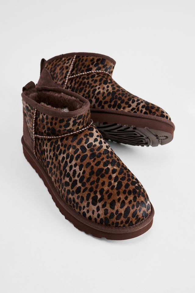 UGG Leopard Caspian Ultra-Mini Boots