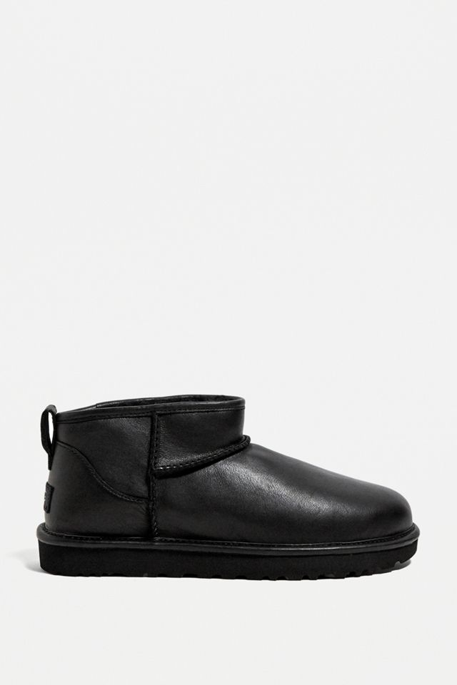 UGG Classic Ultra-Mini Black Ankle Boot #2