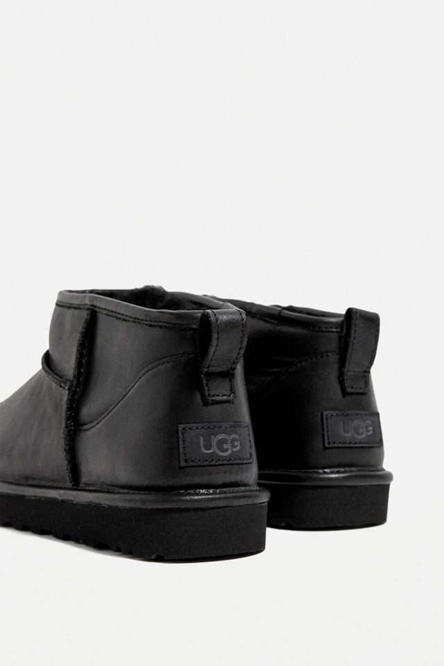 UGG Classic Ultra-Mini Black Ankle Boot #4