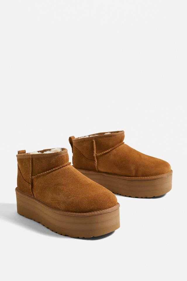 ugg classic mini platform boots chestnut