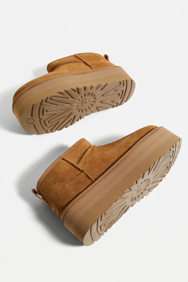 UGG – Klassischer Stiefel „Ultra Mini“ in Kastanie mit Plateausohle #5