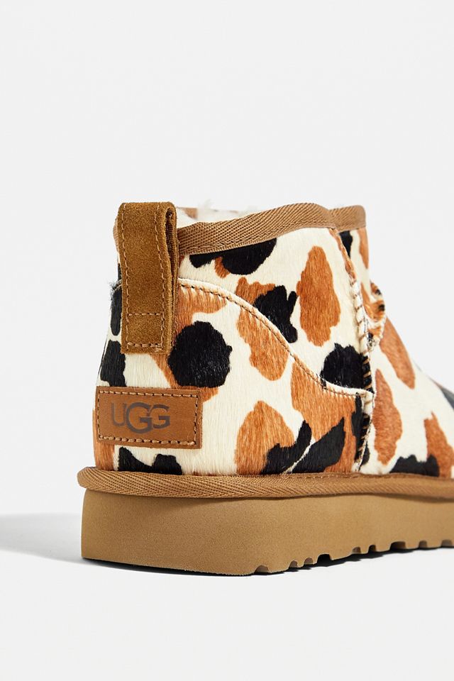 UGG Classic Ultra-Mini Cow Print Boots #2