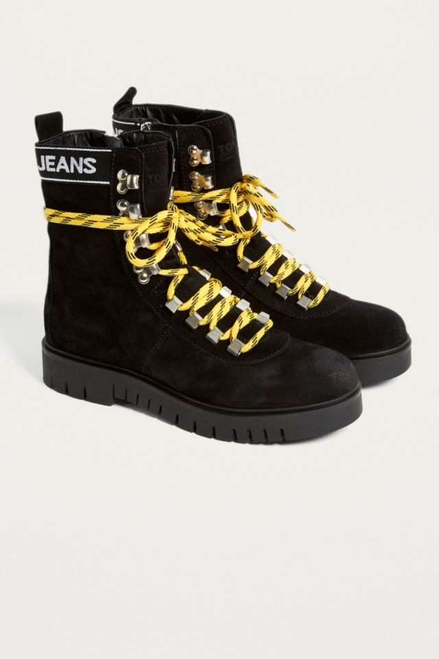 Tommy jeans clearance black hiking boots