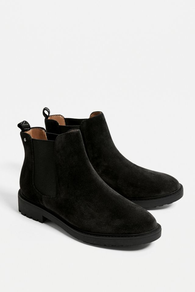 Matt & Nat Black Vegan Suede Chelsea Boots #1