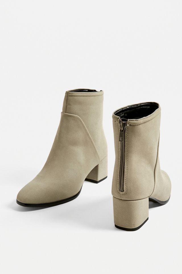 Matt & Nat - Bottines Dea grises mi-hauteur imitation cuir  #2