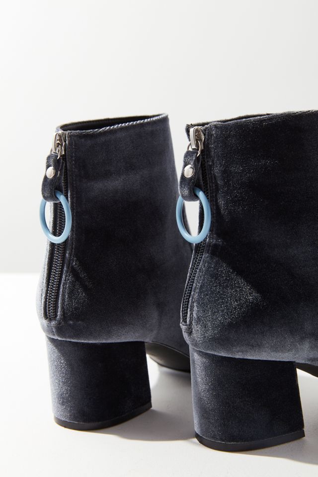 Harlow Velvet O-Ring Ankle Boots #4
