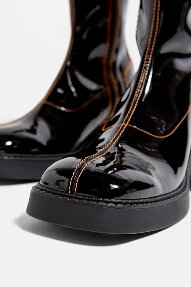 E8 By Miista Vero Stivali Patent Black #1
