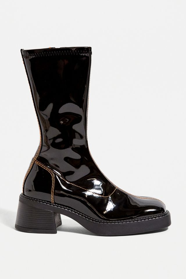 E8 By Miista Vero Stivali Patent Black #2
