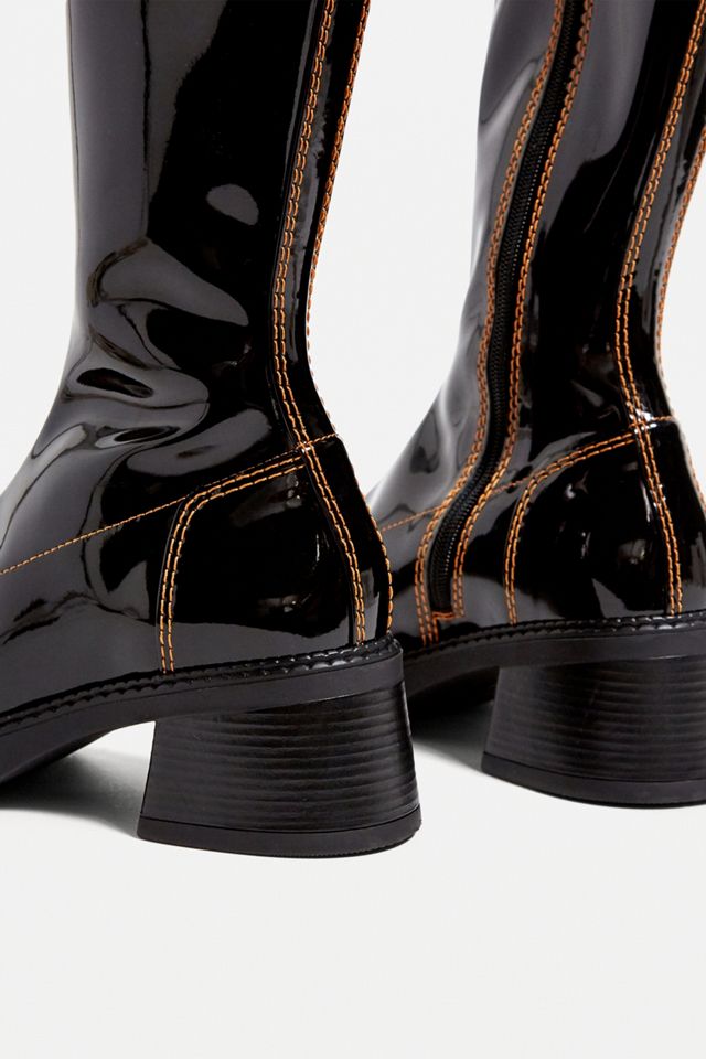 E8 By Miista Vero Stivali Patent Black #3