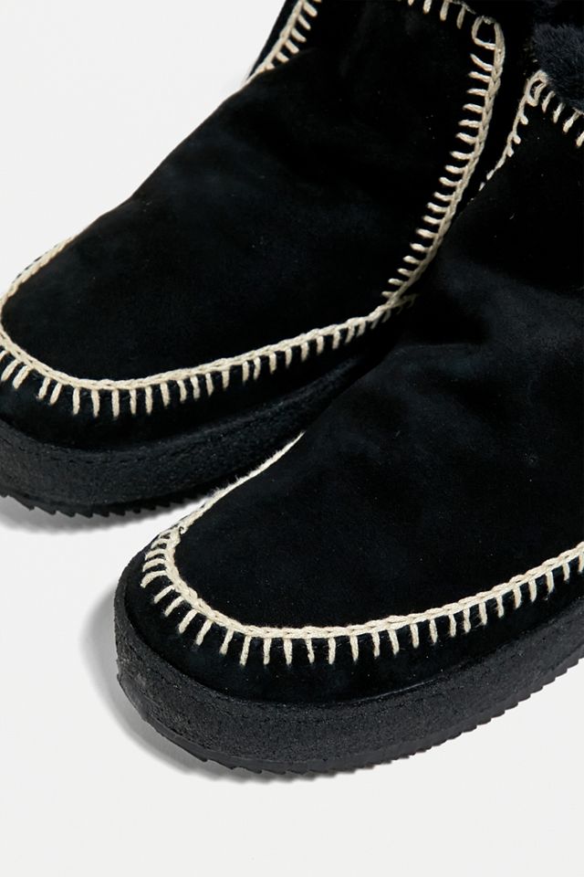 laidback london Black Setsu Low Side Zip Ankle Boots #3