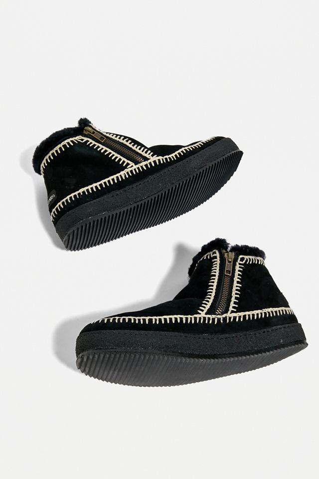 laidback london Black Setsu Low Side Zip Ankle Boots #5