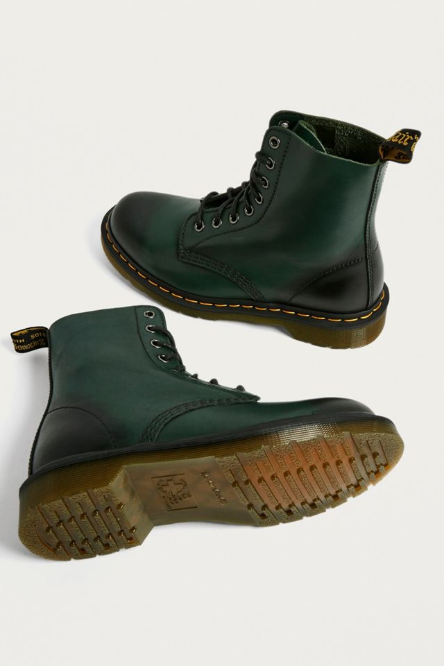 Dr. Martens 1460 Pascal Green 8-Eyelet Leather Boots #1