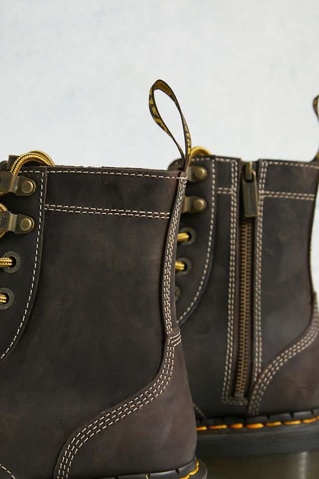 Dr. Martens Jadon Crazy Horse Leather Platform Boots #2