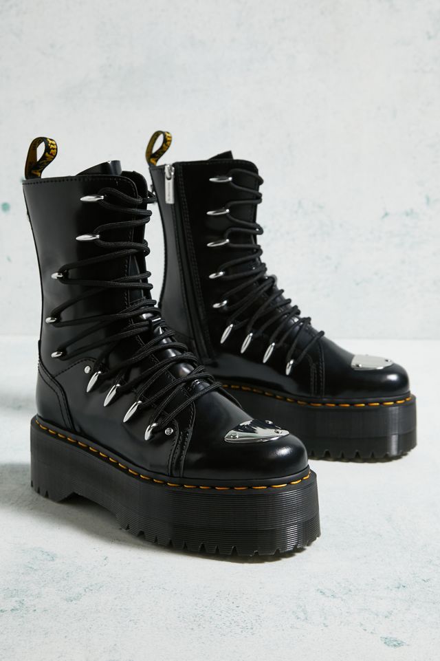 Dr. Martens Jadon HI LTT Max Leather Platform Boots | Urban