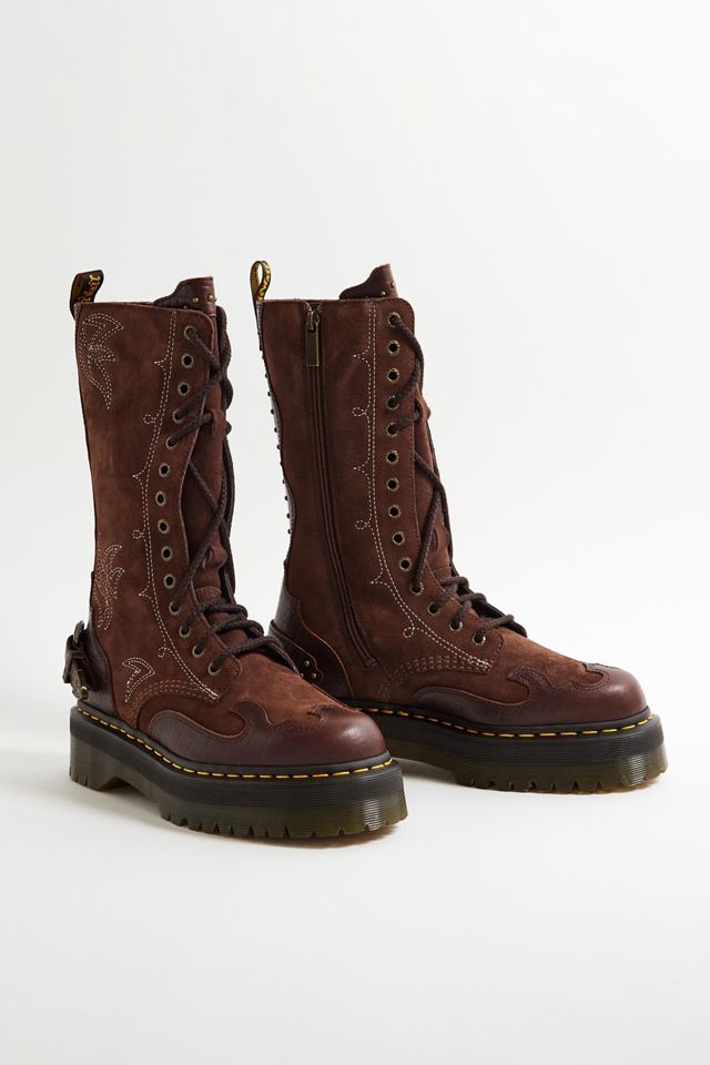 Dr. Martens 1B99 Gothic Americana Leather Mid-Calf Platform Boots #3