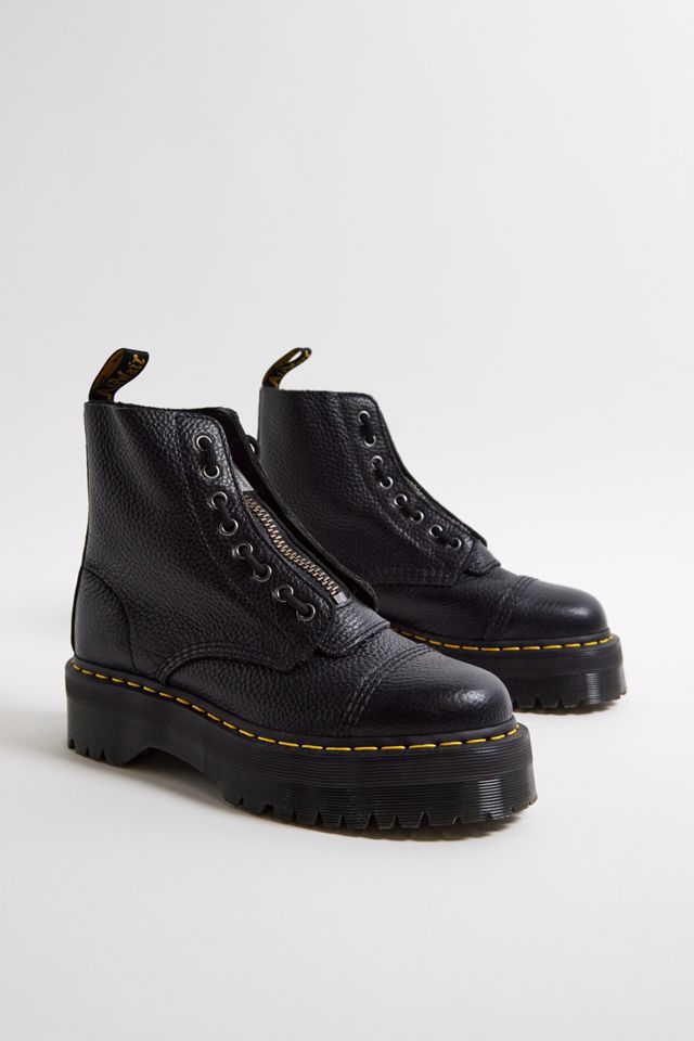 Stivali Dr. Martens Sinclair in Nappa Nera Macinata #1