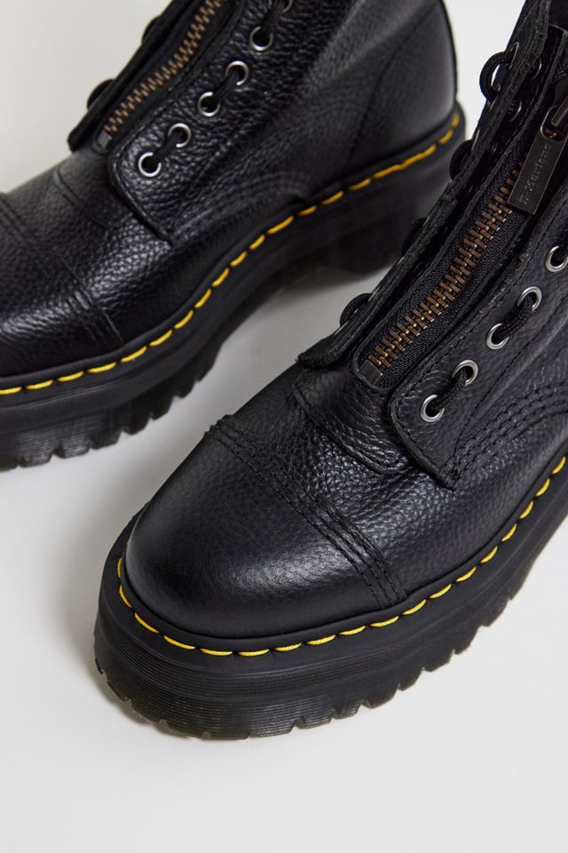 Stivali Dr. Martens Sinclair in Nappa Nera Macinata #4