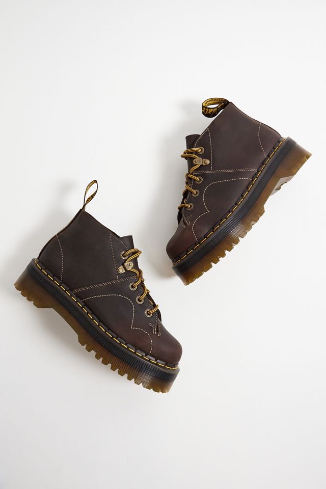 Dr. Martens Church Quad Leather Platform Boots #1