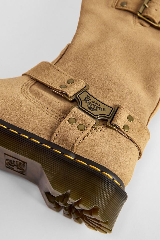 Dr. Martens Anistone HI Suede Biker Boots #3