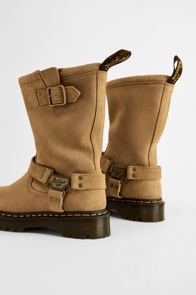 Dr. Martens Anistone HI Suede Biker Boots #4