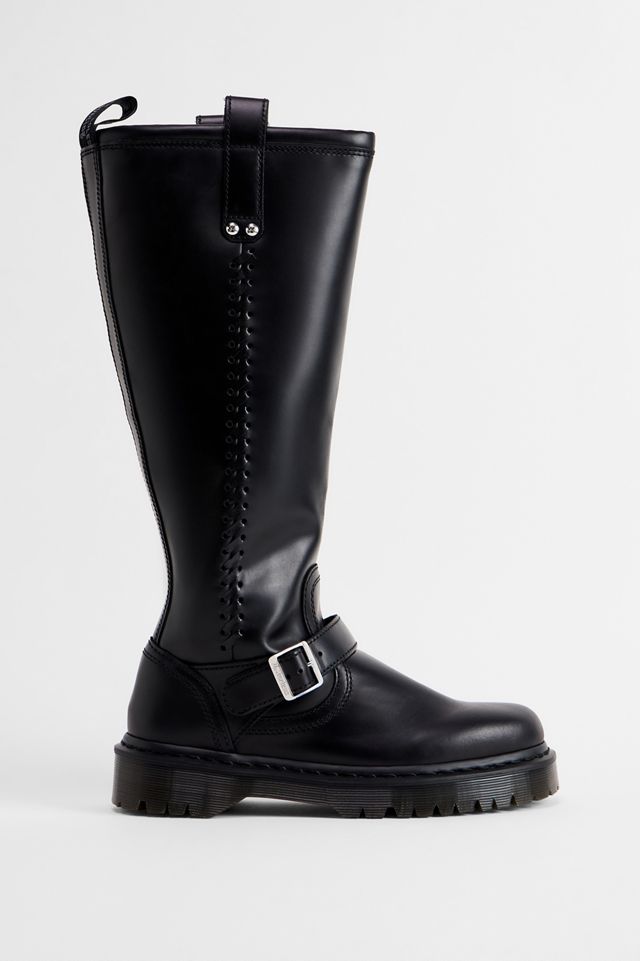 Botas Moteras hasta la Rodilla Dr. Martens Negras Anistone #2