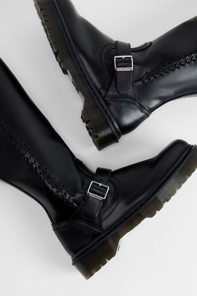 Botas Moteras hasta la Rodilla Dr. Martens Negras Anistone #3