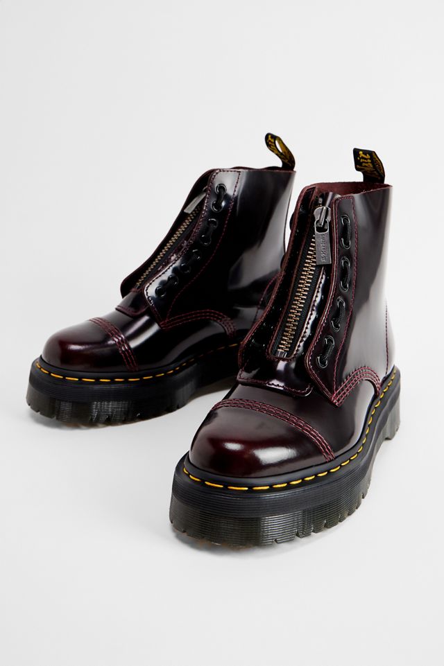 Dr. Martens Cherry Red Sinclair Boots #1