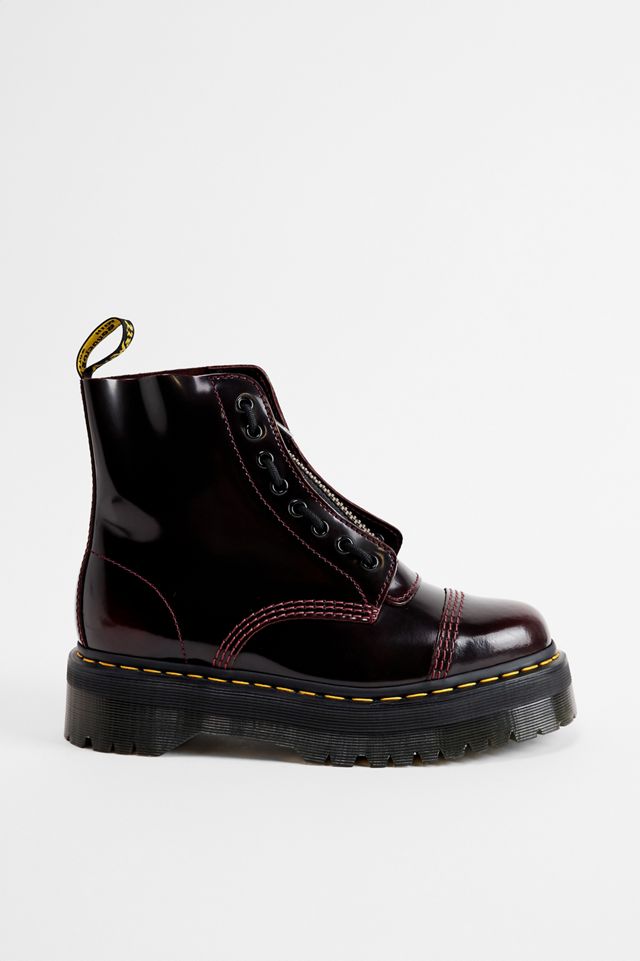 Dr. Martens Cherry Red Sinclair Boots #2
