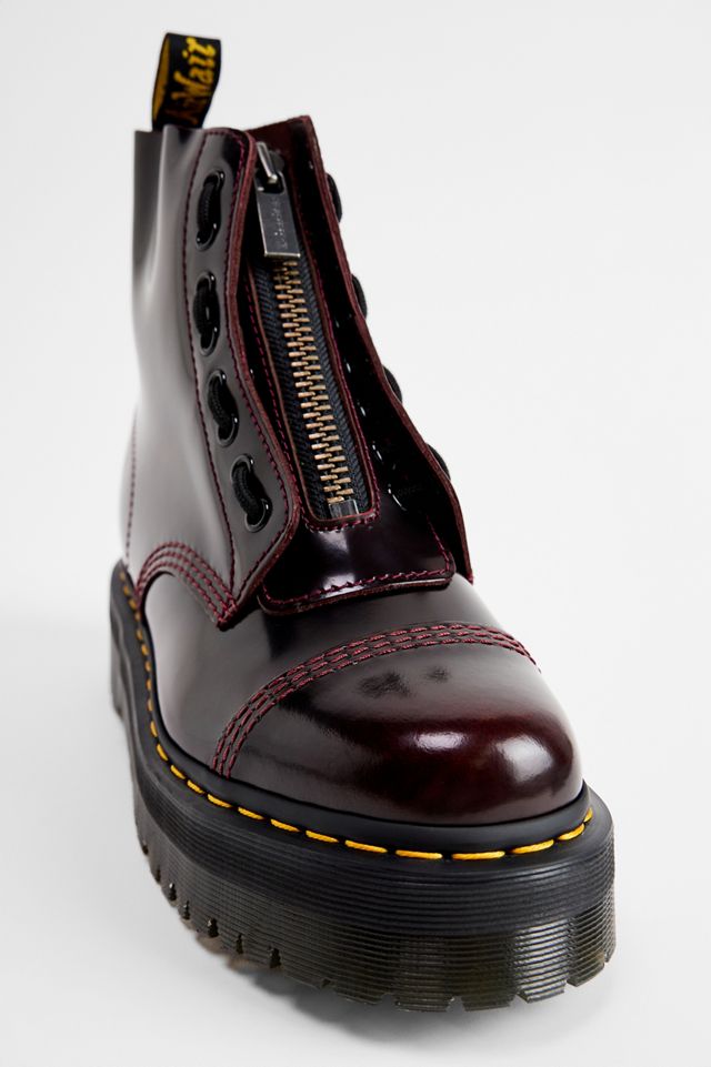 Dr. Martens Cherry Red Sinclair Boots #3