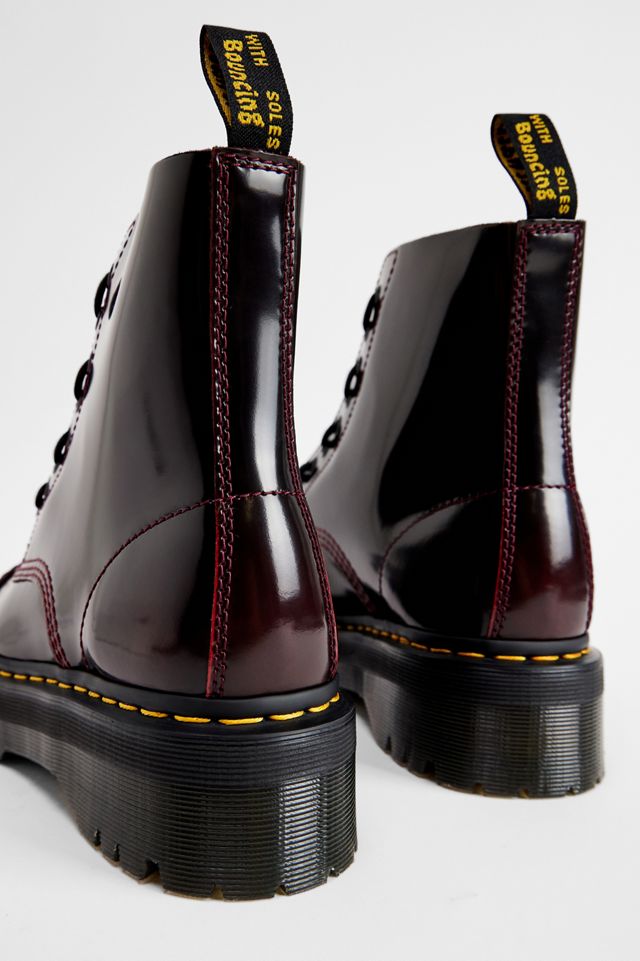 Dr. Martens Cherry Red Sinclair Boots #4