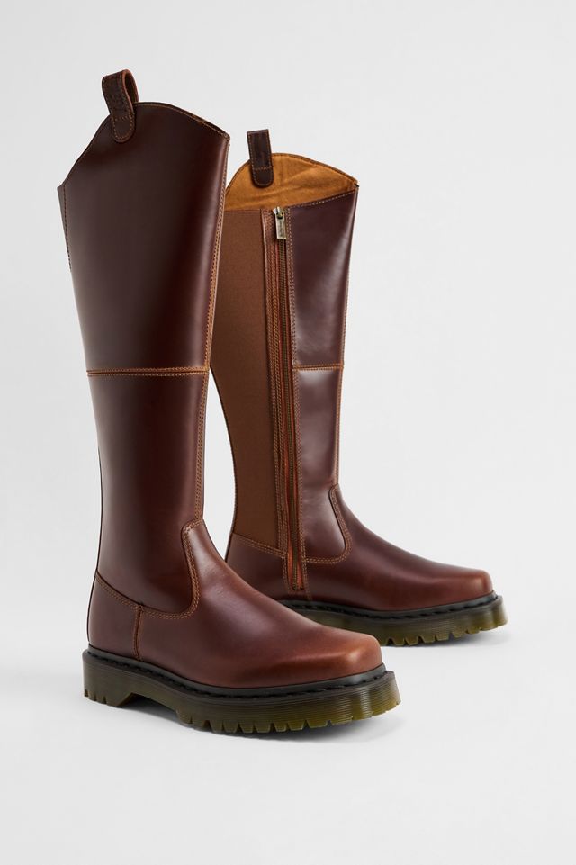 Dr. Martens Amaayah Knee High Leather Riding Boots #1