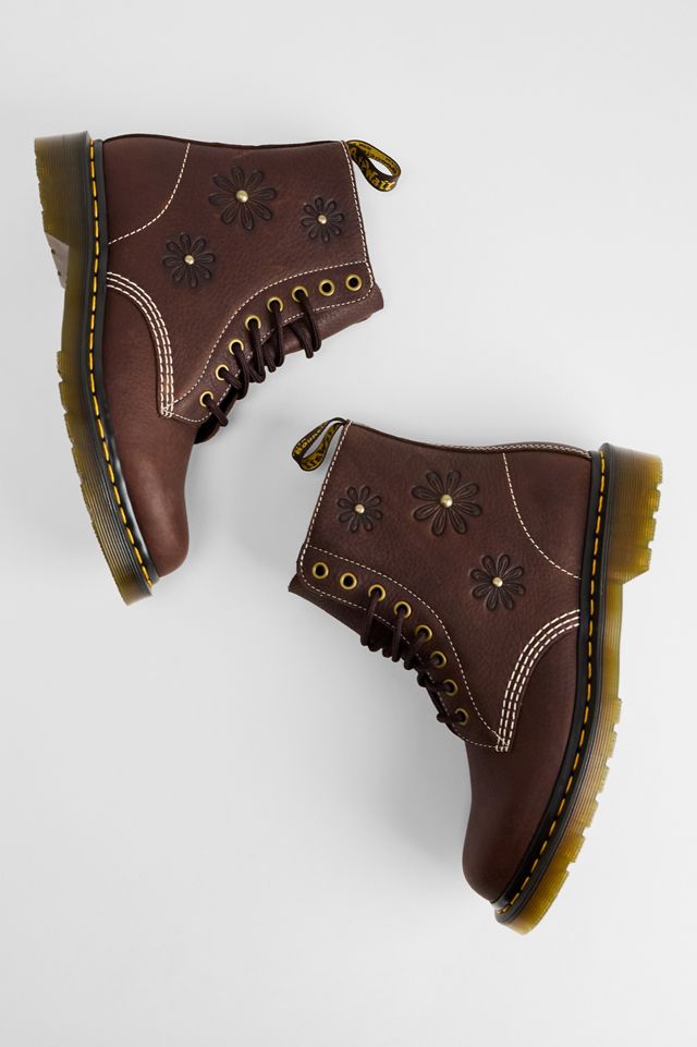 Dr. Martens 1460 Pascal Flower Grizzly Lederstiefel #1