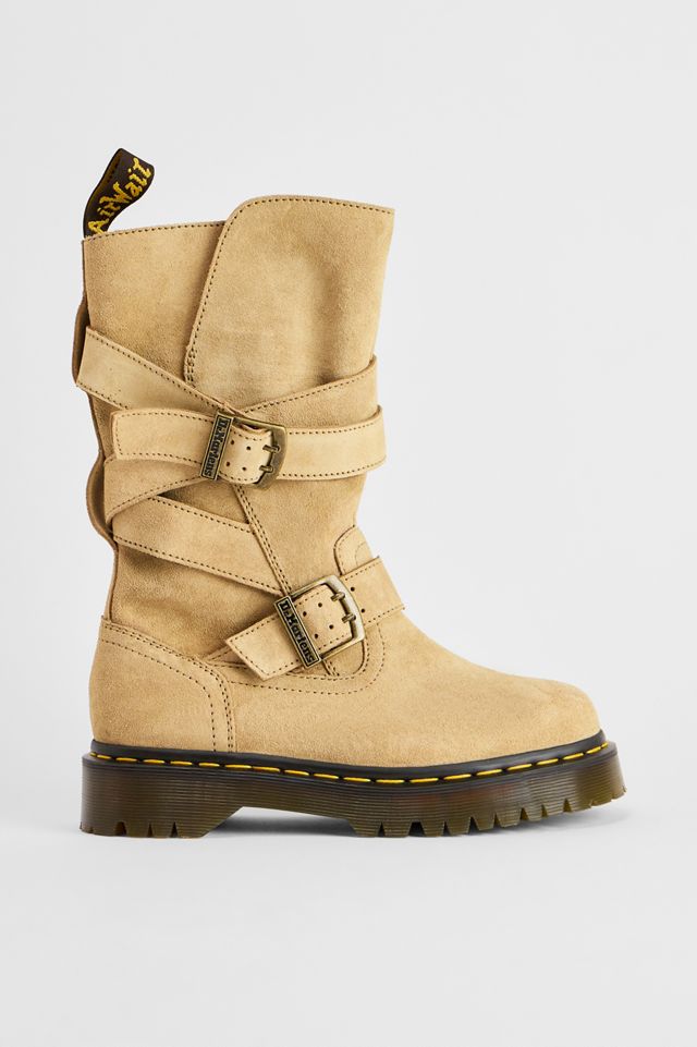 Bottes de motard en daim à deux sangles Anistone Dr. Martens #2