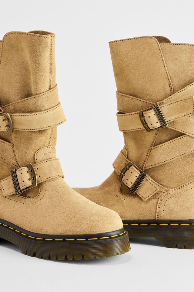 Bottes de motard en daim à deux sangles Anistone Dr. Martens #3