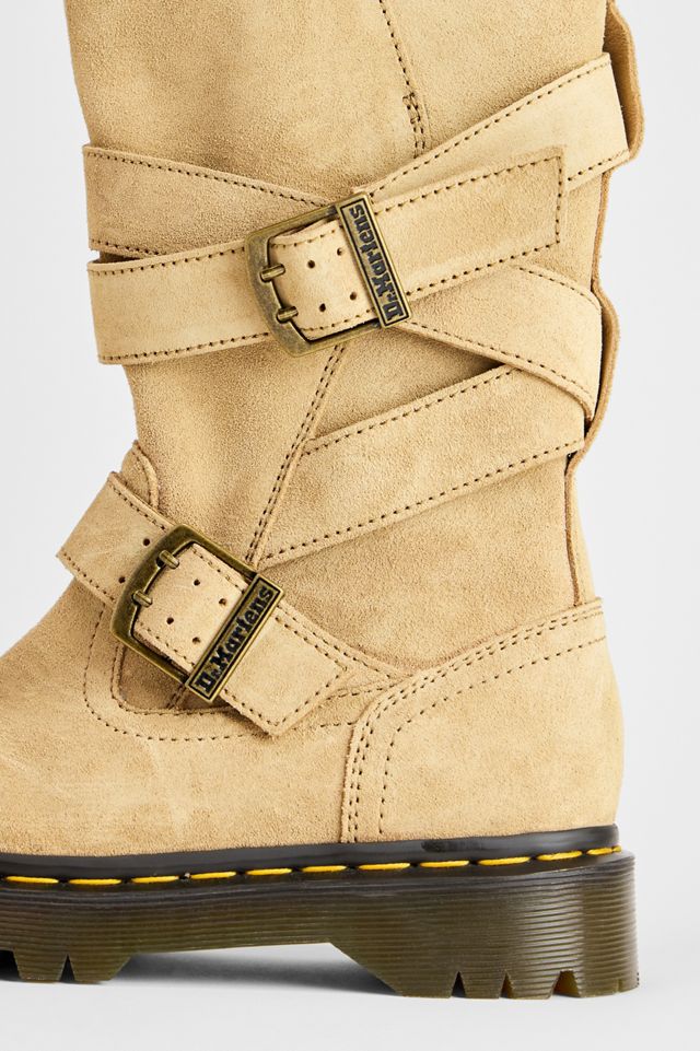 Bottes de motard en daim à deux sangles Anistone Dr. Martens #4