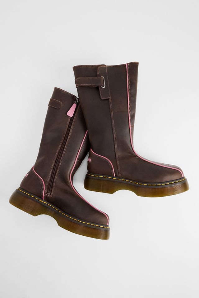 Stivali in Pelle Marroni Dr. Martens Buzz Hi #2