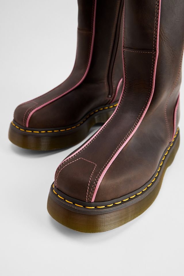 Stivali in Pelle Marroni Dr. Martens Buzz Hi #3