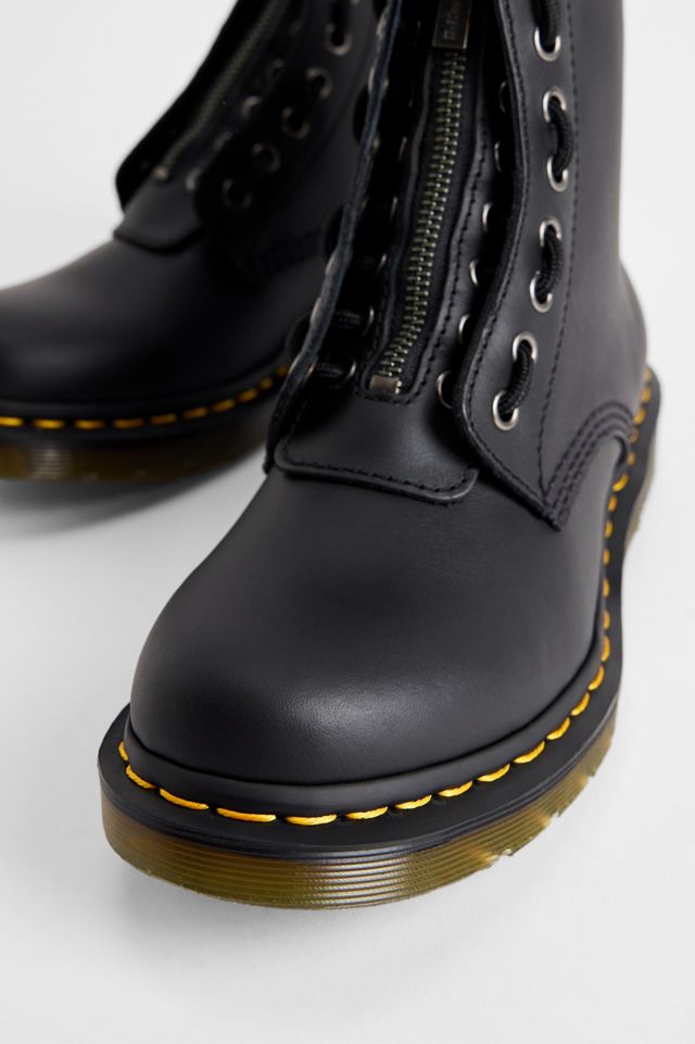 Dr. Martens Schwarze 1460 Pascal Zip Stiefel #3