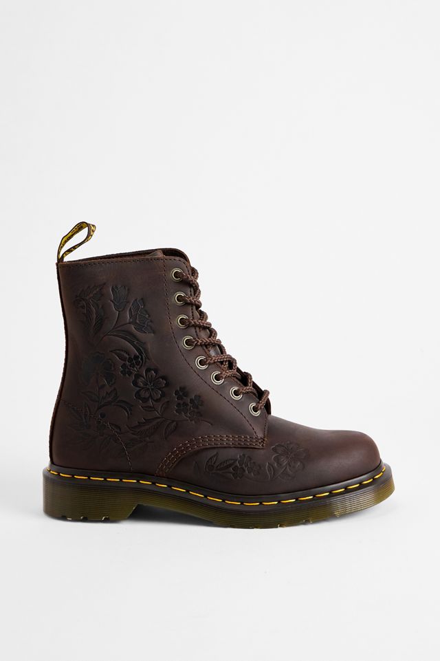 Bottes Dr. Martens 1460 Pascal à fleurs brunes #3