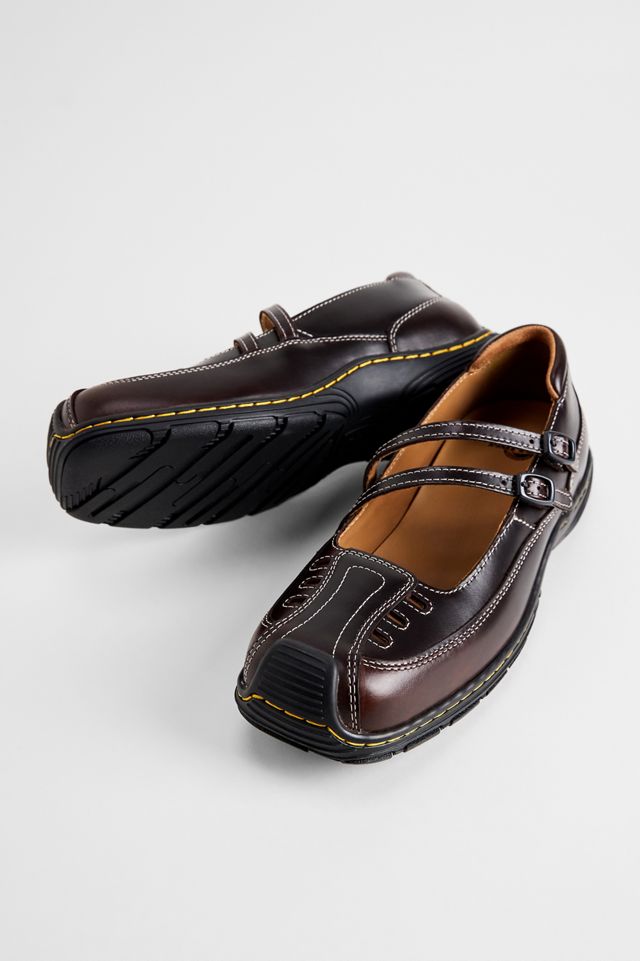 Dr. Martens Brown Aurix Mary Jane Shoes #1