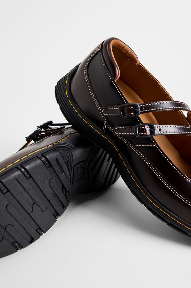 Dr. Martens Brown Aurix Mary Jane Shoes #3