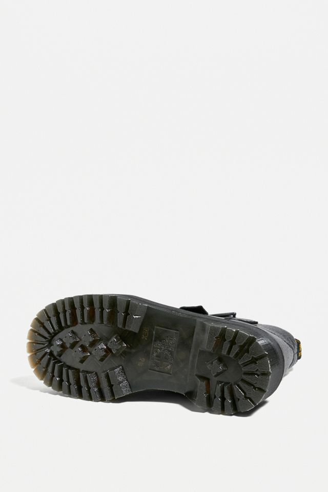 Dr. Martens Black Leather Devon Heart Boots #4