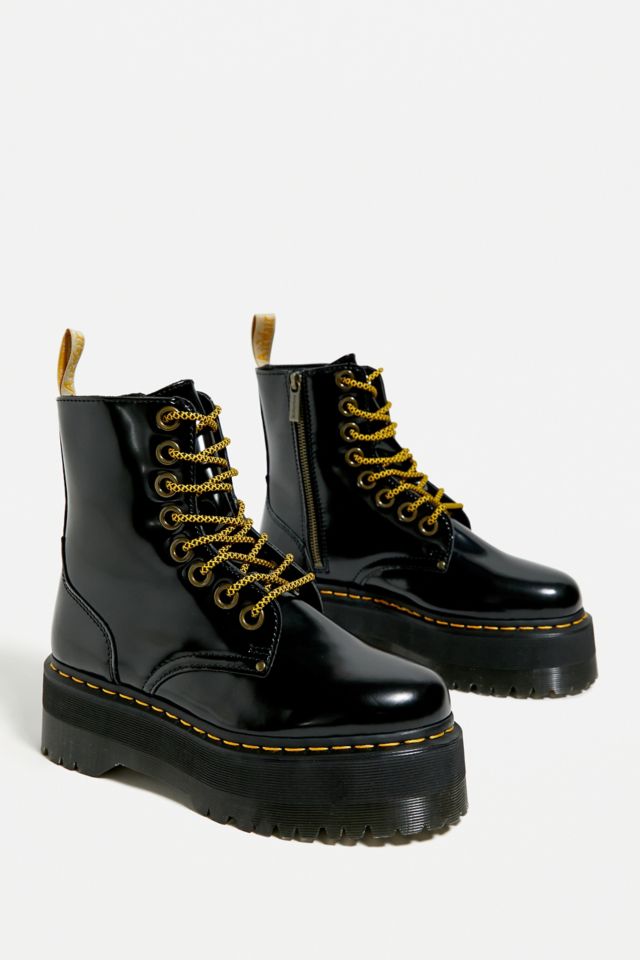 Dr. Martens Vegan Jadon Max Platform Boots | Urban Outfitters UK