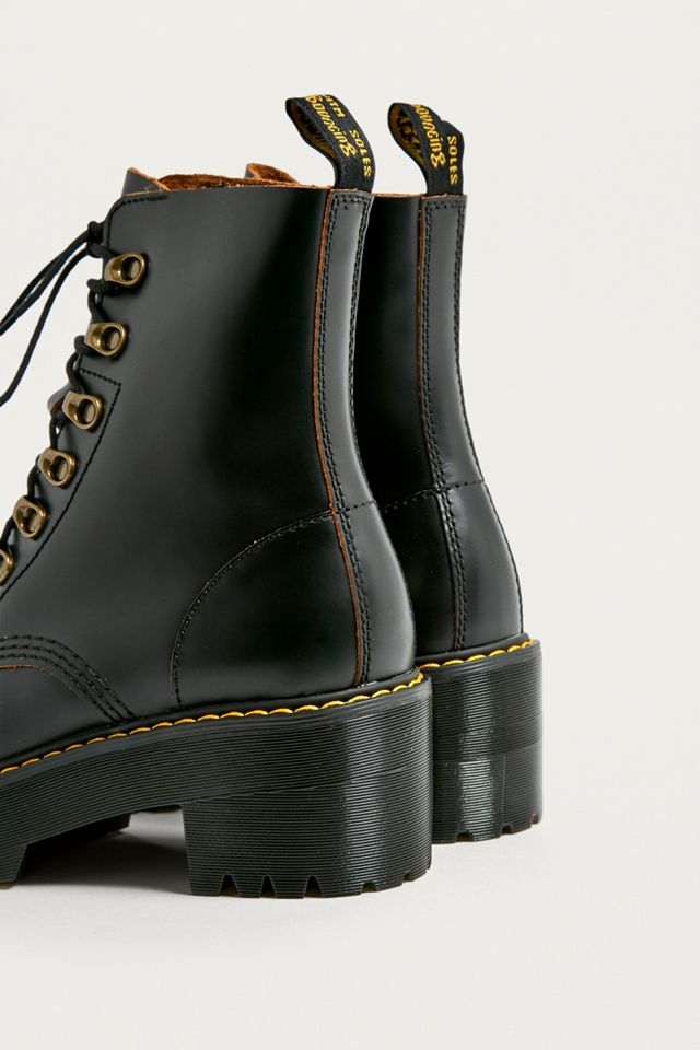 Dr. Martens Leona Botas de cuero con cordones #2