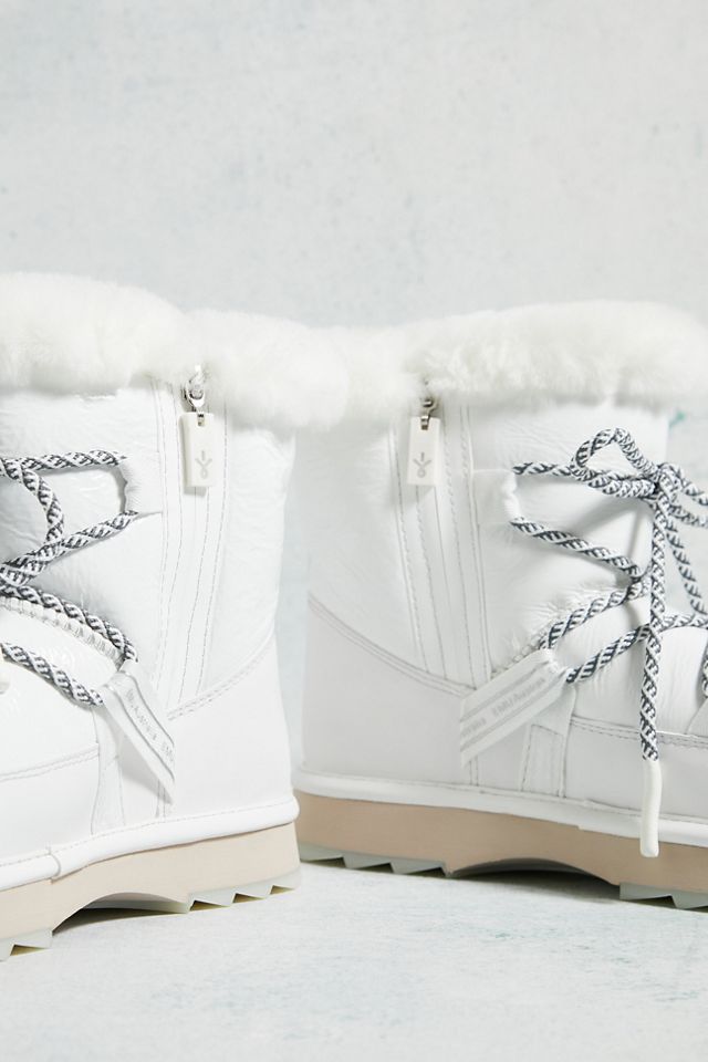 EMU Australia Botas de nieve blancas brillantes  #2