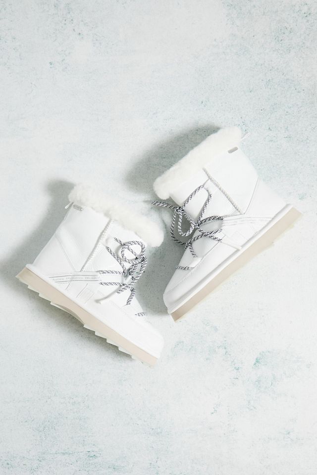 EMU Australia Botas de nieve blancas brillantes  #4