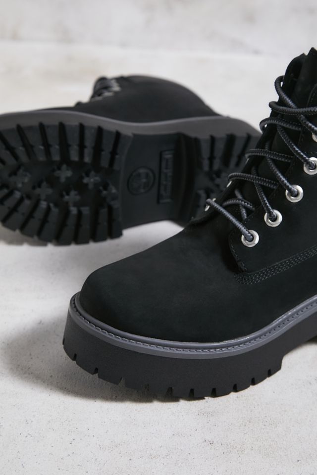 Timberland Black Stone Street Premium Platform Boots Urban