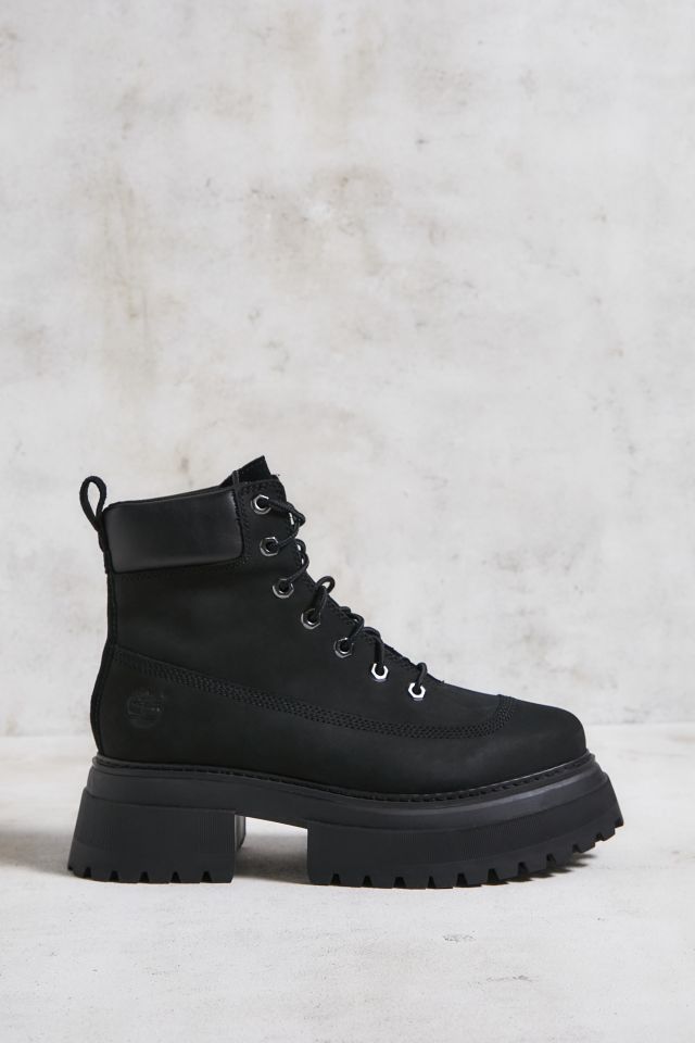 Timberland Black Sky Platform Lace Up Boots